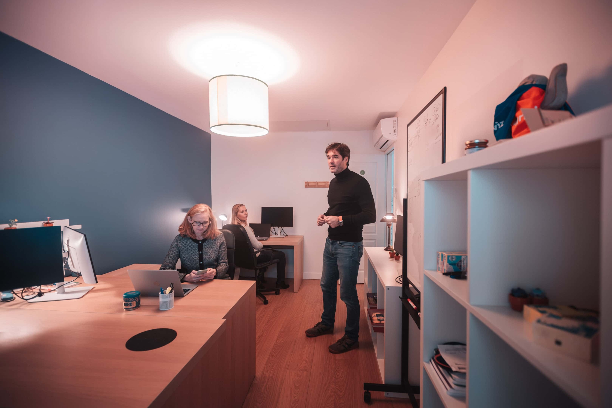 Convivialité du bureau partagé